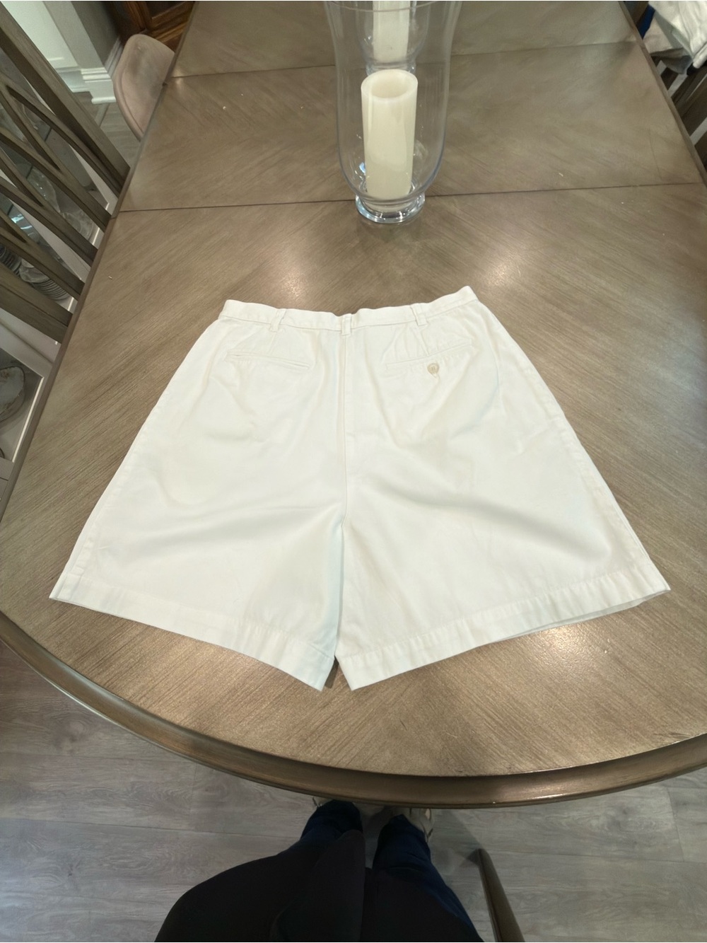 Jones New York Sport 100% Cotton White Utility Shorts Size 14 Casual Beach Walk - Picture 2 of 5